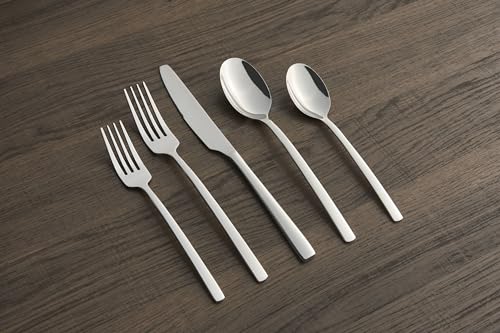 Beacon 20 Piece 18 (Silver Mirror / 20-Piece Flatware Set)