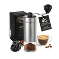 Manual Coffee Grinder with 40 External Adjustable Settings