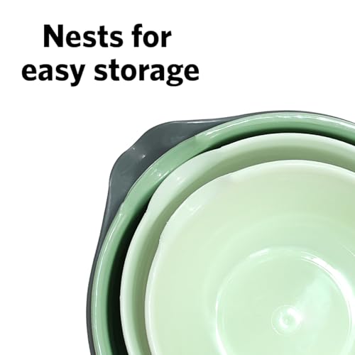 Mixing Bowls with Pour Spout (4pc Green / 4 count)