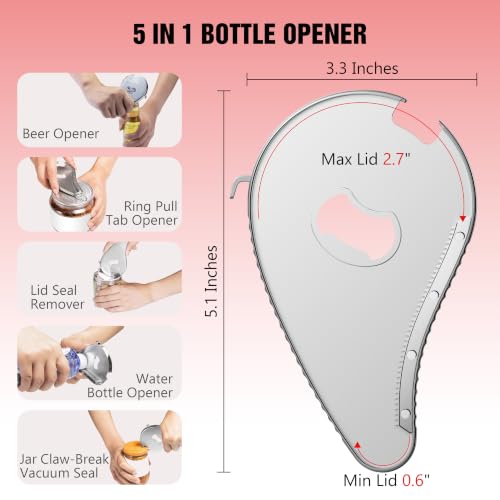 Multifunction Bottle Opener (Silver)