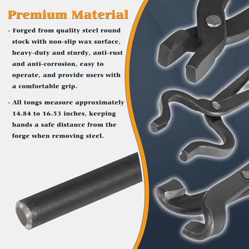 Blacksmith Tongs Set (3PCS)