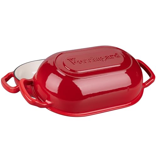 Enameled Cast Iron Sourdough Bread Oven (5 QT / Red)
