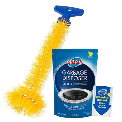 Garbage Disposal Brush and Disposer Care Kit (Brush and Cleaner Kit)