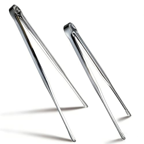 Stainless Steel Kitchen Tongs 2 Set