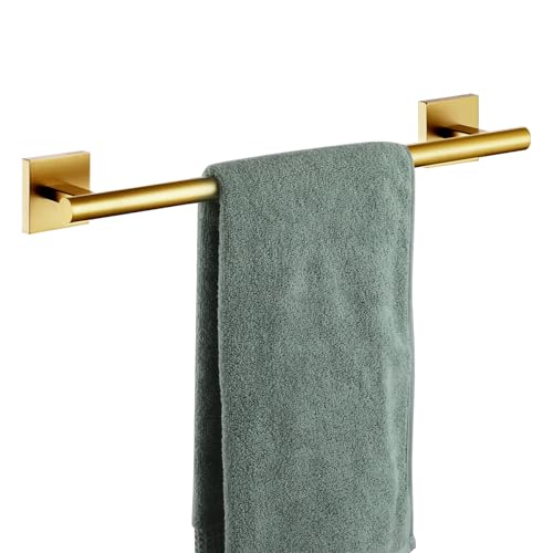 Hand Towel Bar Bathroom Towel Holder for Bath Kitchen Cabinet Towel Ring 12 Inch Brushed Gold Stainless Steel B4005BG (Brushed Gold / 12-Inch)