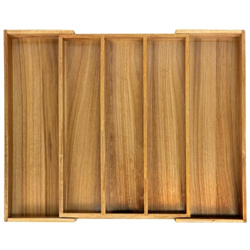 Bamboo Drawer Organizer (Acacia / Large)