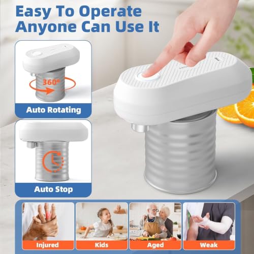 Auto Electric Can Opener (Large / White)