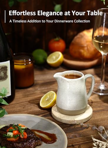 9 oz Stoneware Creamer Pitcher (9 Ounces)