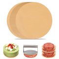 220pcs 7 Inch Parchment Paper Rounds for Springform Pan and Cake Pan (7inch-220pcs / Unbleached)