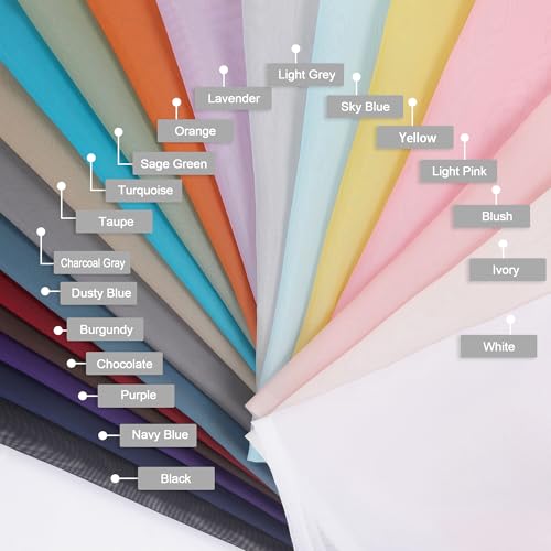 Lavender Kitchen Curtains 30 Inch Length Tier 2 PCS (Lavender / 42"W x 30"L (Pack of 2))