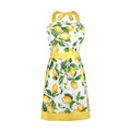 Thick Lemon Cotton Apron (Yellow-elegant)