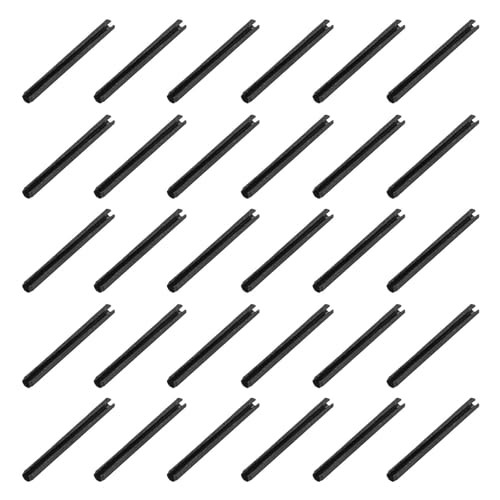 120Pcs Slotted Split Roll Pins 3 (3/50 Inch(1.5mm) Dia. 11/16 Inch(18mm) Length)