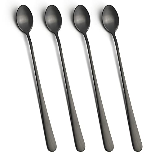 Long Handle Ice Tea Spoons (Black ice tea spoons)