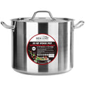 32 Qt Stainless Steel Stock Pot with Cover (32 QT)