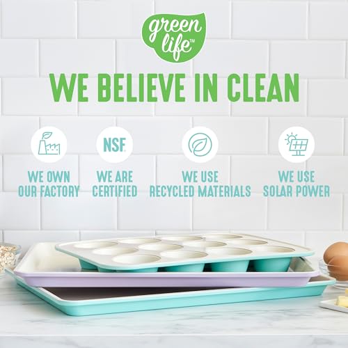 13" x 9" Quarter Sheet Baking Pans (13" x 9" Quarter Baking Sheet / Turquoise)