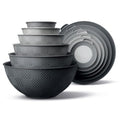 Mixing Bowls with Lids (Grey Rhombus)