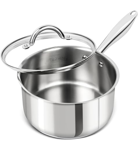 3 Quart Saucepan with Lid (3 Quarts)