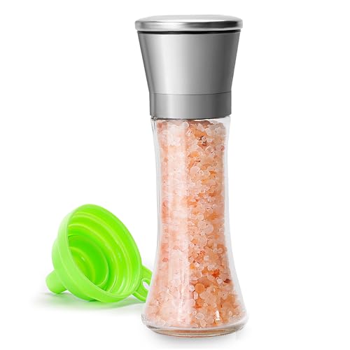 M JINEMEI Salt and Pepper Grinder Tall Size (7.5″H-1 Pack)