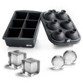 Ice Cube Molds (Charcoal & 6 cube)