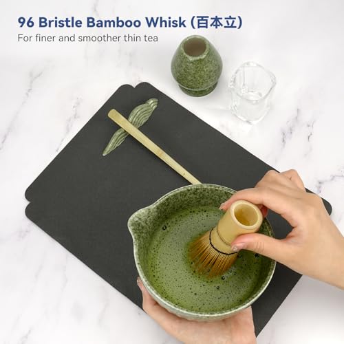 Matcha Whisk Set (10-PC Mottled Green)