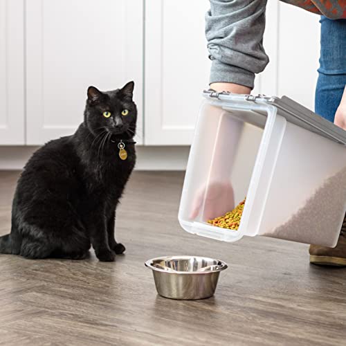 Dog Food Storage Container (10 lbs / Gray)