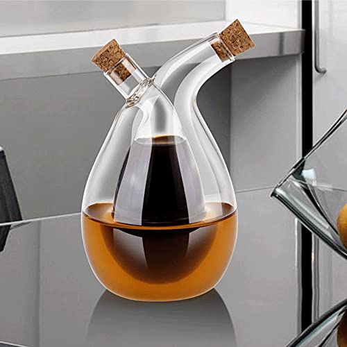 Olive Oil and Vinegar Dispenser Bottles Cruet (10.8 Ounces)