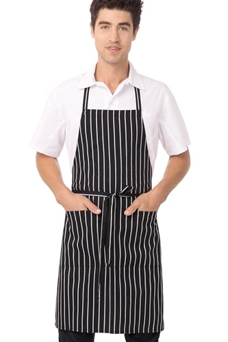 Unisex Kitchen Apron (Chalk Stripe)