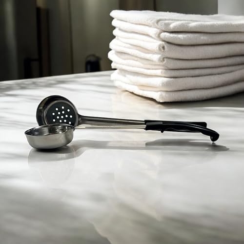 6 oz Slotted Stainless Steel Portion Control Ladle Spoodle (6 Ounce Slotted)