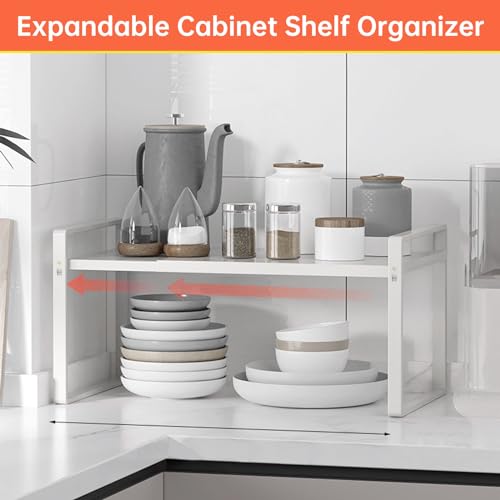 Adjustable Kitchen Shelf Organizer 9" (9" wide ( 2 PACK))