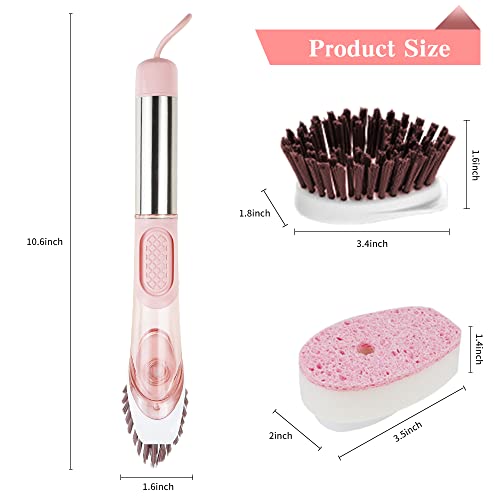 Dish Cleaning Brush (Pink)