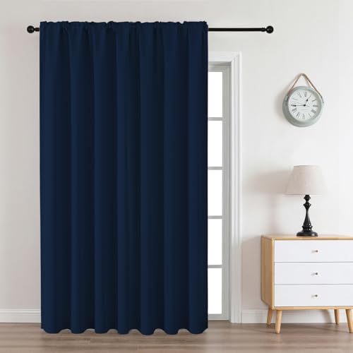 Navy Blue Blackout Curtains Customize (Navy Blue / Customsize)