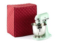 Mixer Cover Dust Protection (Red Quilted Polyester / 15W x 11D x 18H)