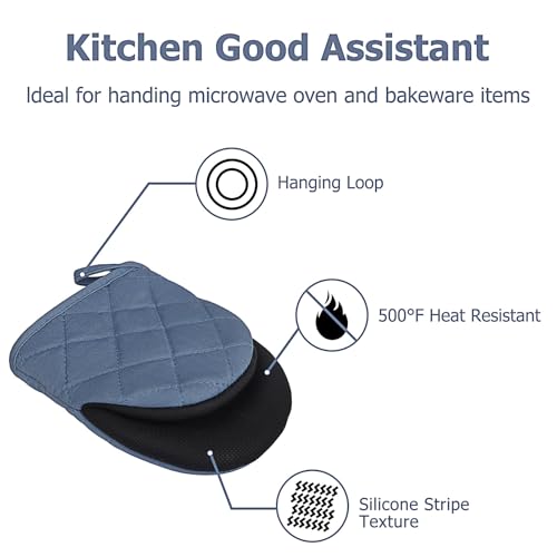 Mini Oven Mitts 2 (Sky Blue / 2 Pieces Set)