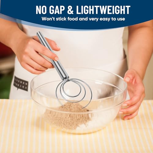 Danish Dough Whisk Stainless Steel for Sourdough Bread Mixing (BXG-3Q-WHSIK-YIGEDA)