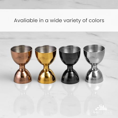 Bell Jigger 10 Measurements (Black / 1 Pack)