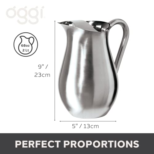 Stainless Steel Pitcher (60 Ounces / Stainless Steel)