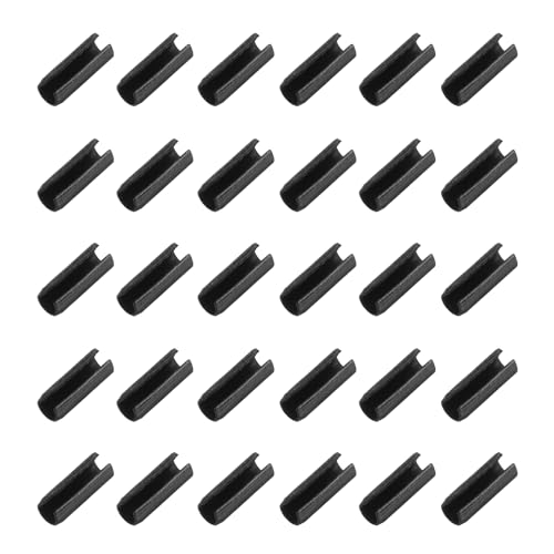 120Pcs Slotted Split Roll Pins 2 (2/25 Inch(2mm) Dia. 6/25 Inch(6mm) Length)