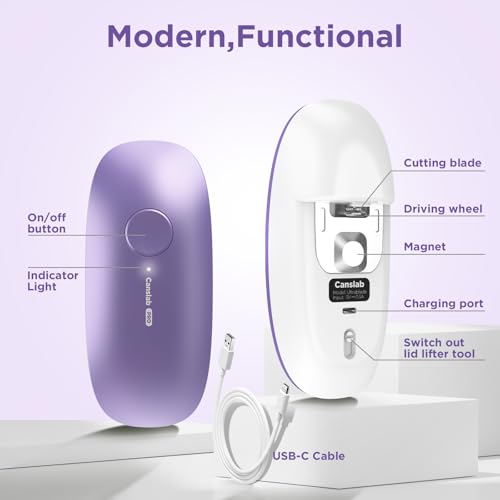 Ultrablade PRO Electric Can Opener (Lilac)