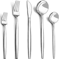 40 Piece Silverware Set for 8 (Silver)