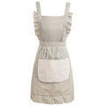 Cute Cotton Apron for Women (Medium / Grey)