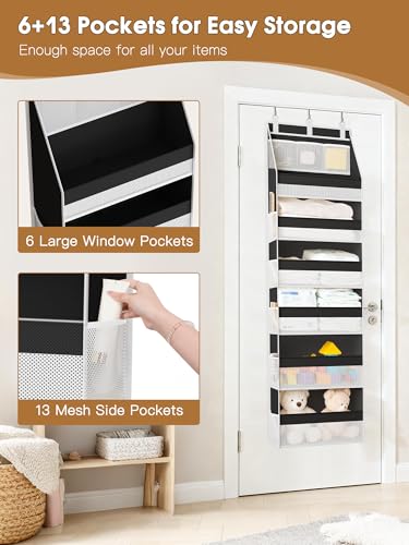 Over the Door Organizer (Black / 1 PACK)