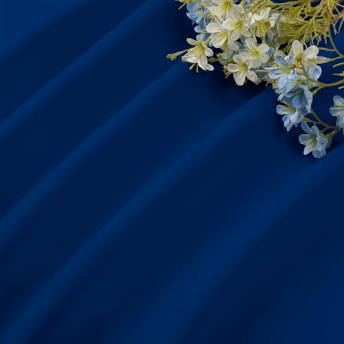 Royal Blue Blackout Curtains 108 inch Length 2 Panels Set (Royal Blue / 52"W x 108"L (Pack of 2))
