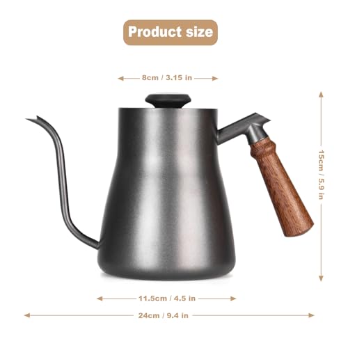Pour over kettle with thermometer (0.9 Quarts)