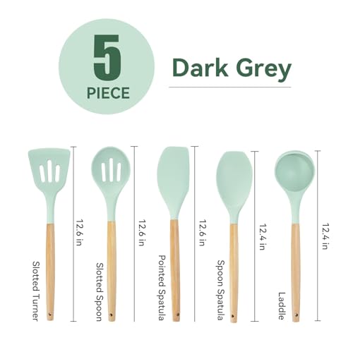 Kitchen Utensils Set (5 PCS Set Light Green)