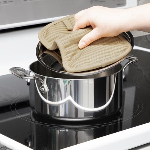 Premium Pot Holder & Hot Pad (Cappuccino / 4 Pack)