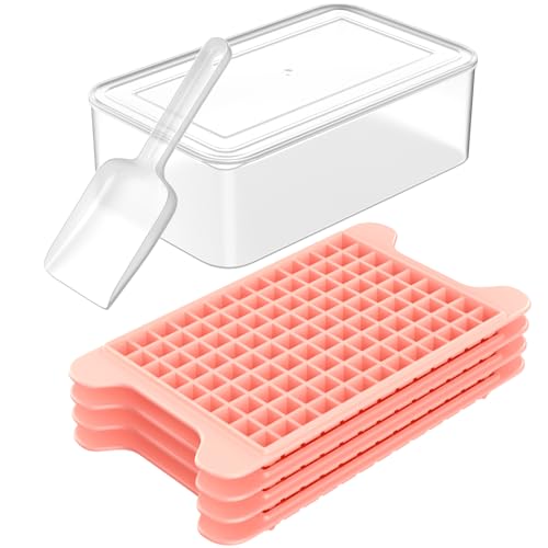 Mini Ice Cube Tray for Freezer (Pink)