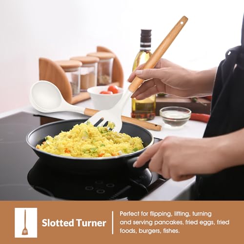 White Cooking Utensils Set of 6 (6 Pieces / White)