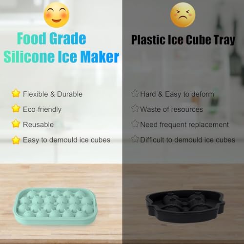 Ice Cube Tray (Green:2PCS)