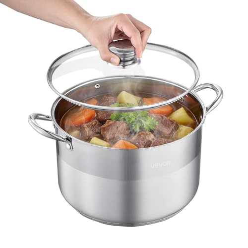 Stainless Steel Stock Pot (12 Quarts)