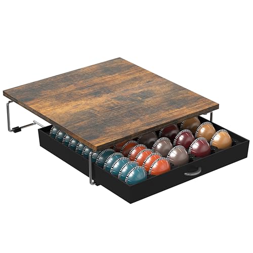Vertuo Pod Holder Drawer (60 pcs Capacity / Rustic Brown)